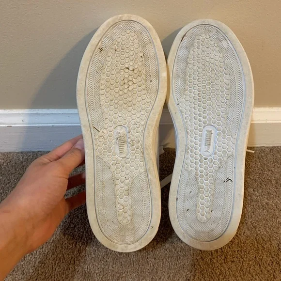 Puma White Platform Sneakers Women’s Size 8 - Picture 8 of 10